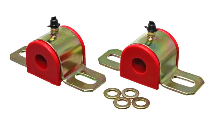 Energy Suspension All Non-Spec Vehicle Red 28mm Front Sway Bar Bushings - Side View
