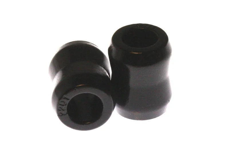 Energy Suspension Black Hour Glass Shock Bushings 3/4 inch I.D. 1 min - 1 1/8 max inch O.D. 1 7/16 i - Side View