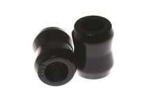 Load image into Gallery viewer, Energy Suspension Black Hour Glass Shock Bushings 5/8 inch I.D./ 1 min - 1 1/8 max inch / O.D.1 7/16 - Side View