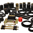 Load image into Gallery viewer, Energy Suspension 94-95 Ford Mustang Black Hyper-flex Master Bushing Set w/ V-8 - Main Product View