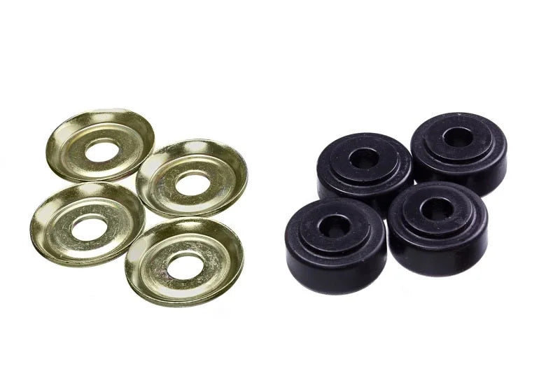 Energy Suspension Black Shock Tower Bushing Set 7/8in Nipple 3/8in ID 1-1/4in OD - Main Product View