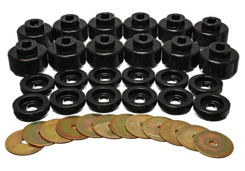 Energy Suspension Body Mount Set - Black - Main Product View