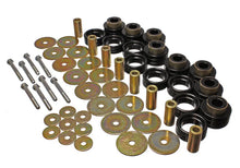 Load image into Gallery viewer, Energy Suspension Body Mount Set Inc. Hardware - Black - Main Product View