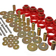Load image into Gallery viewer, Energy Suspension Body Mount Set Inc. Hardware - Red - Main Product View