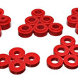 Load image into Gallery viewer, Energy Suspension Gm Body Mount Set - Red - Side View
