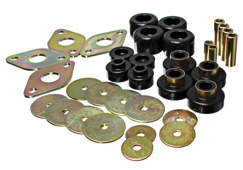 Energy Suspension Body Mount Set-Reg Access & Dbl Cab - Black - Main Product View