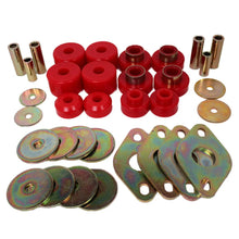Load image into Gallery viewer, Energy Suspension Body Mount Set-Reg Access &amp; Dbl Cab - Red - Main Product View