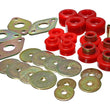 Load image into Gallery viewer, Energy Suspension Body Mount Set-Reg Access &amp; Dbl Cab - Red - Side View