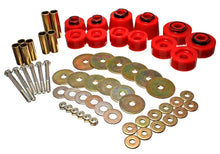 Load image into Gallery viewer, Energy Suspension Body Mount Set - Std. &amp; Extra Cab - Red - Main Product View