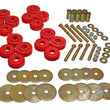 Load image into Gallery viewer, Energy Suspension Bronco Body Mnt W/Hardware - Red - Main Product View