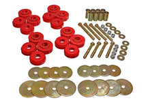 Load image into Gallery viewer, Energy Suspension Bronco Body Mnt W/Hardware - Red - Main Product View