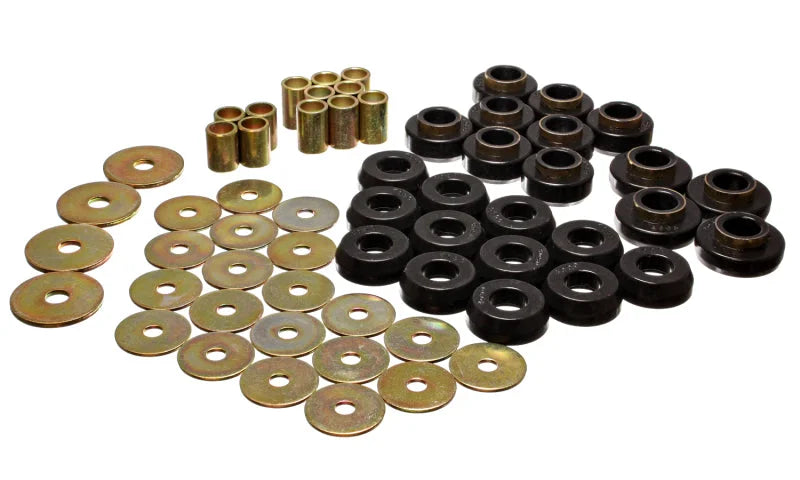 Energy Suspension Buick Riviera Body Mounts - Black - Main Product View
