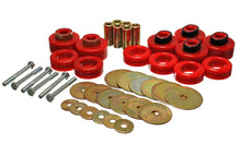 Load image into Gallery viewer, Energy Suspension Cab Mount Set - Std Cab - Red - Main Product View