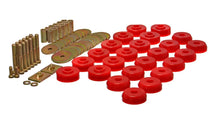 Load image into Gallery viewer, Energy Suspension Chevy 59-64 Belair/Biscayne/Caprice/Impala /59-63 El Camino Red Body Mount Set - Main Product View