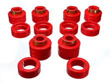 Load image into Gallery viewer, Energy Suspension Chevy Pickup 2&amp;4Wd Body Mounts - Red - Main Product View