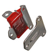Load image into Gallery viewer, Energy Suspension Chrome Eng Mnt Tall &amp; Narrow - Red - Side View