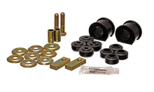 Load image into Gallery viewer, Energy Suspension Chrysler RWD F/J/M Body Black 1-1/8in Front Sway Bar Bushings - Main Product View