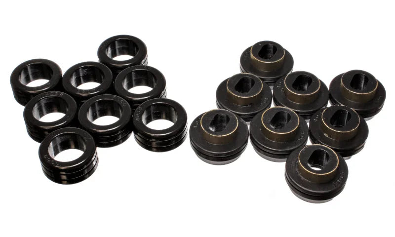 Energy Suspension Crew Cab 2&4Wd Body Mounts - Black - Main Product View