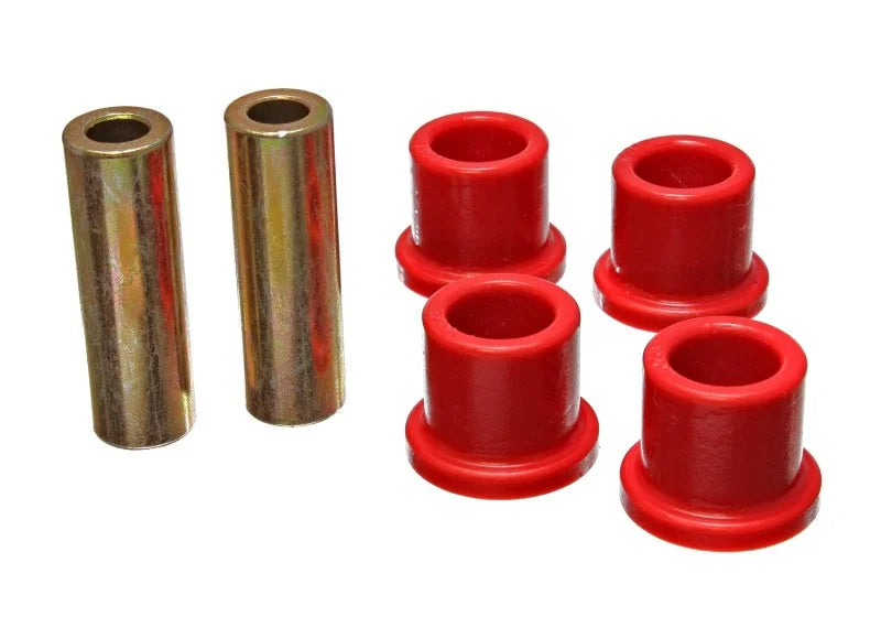 Energy Suspension Dodge 08-10 Challenger/ 07-10 Charger/05-08 Magnum RWD Red Front Steer Rack Bush - Main Product View