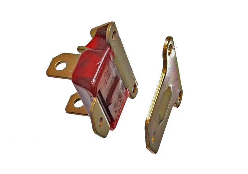 Energy Suspension Early Engine Mnt Tall/Narrow - Red - Back View