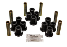 Load image into Gallery viewer, Energy Suspension Fd 4 Wd Frt Sprg Bush Set - Black - Side View