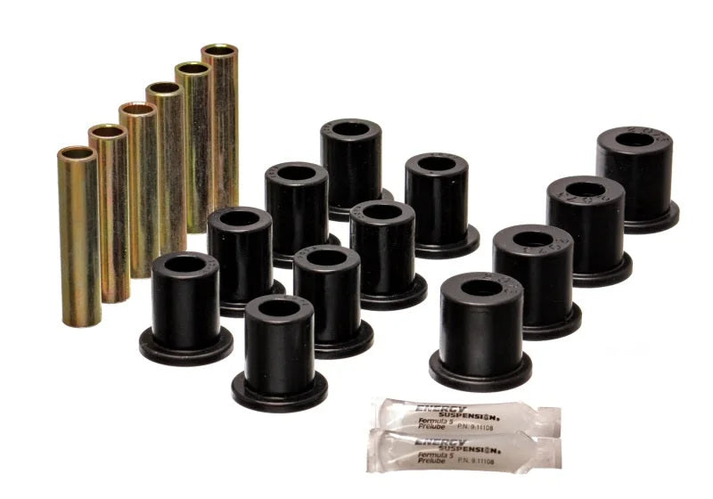 Energy Suspension Fd 4 Wd Frt Sprg Bush Set - Black - Side View