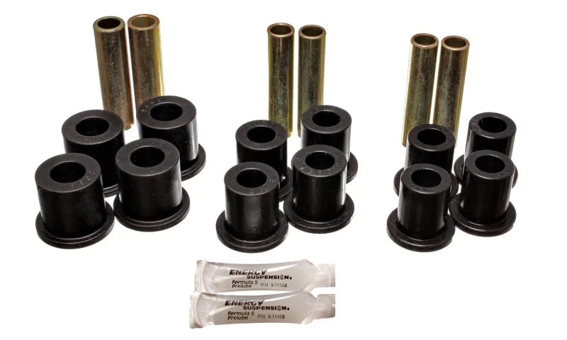 Energy Suspension Fd 4 Wd Frt Sprg Bush Set - Black - Main Product View