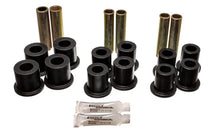 Load image into Gallery viewer, Energy Suspension Fd 4 Wd Frt Sprg Bush Set - Black - Main Product View
