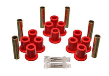 Load image into Gallery viewer, Energy Suspension Fd 4 Wd Frt Sprg Bush Set - Red - Main Product View