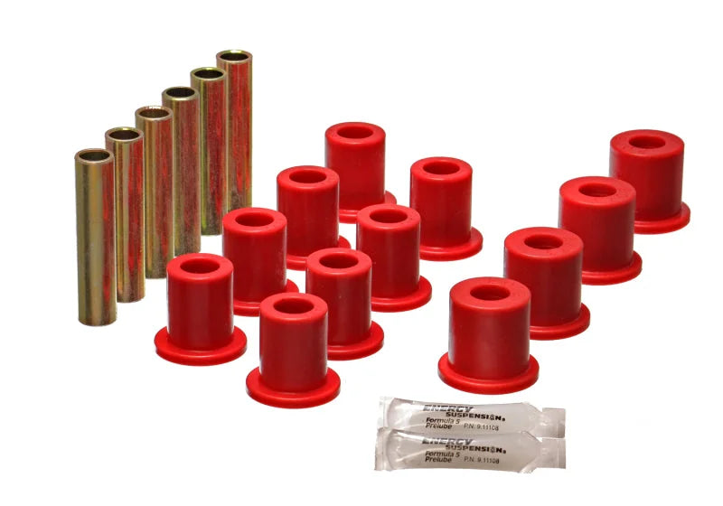 Energy Suspension Fd 4 Wd Frt Sprg Bush Set - Red - Main Product View