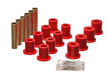 Load image into Gallery viewer, Energy Suspension Fd 4 Wd Frt Sprg Bush Set - Red - Main Product View