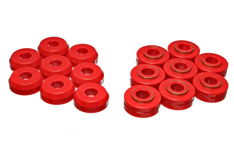 Energy Suspension Fd Bronco Body Mount Set - Red - Main Product View