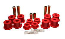 Load image into Gallery viewer, Energy Suspension Fd F-450 Spring Bush Set - Red - Side View