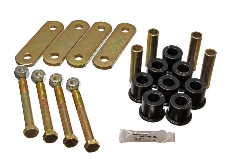 Energy Suspension Fd Heavy Duty Shackle Set - Black - Main Product View