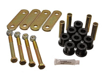 Load image into Gallery viewer, Energy Suspension Fd Heavy Duty Shackle Set - Black - Main Product View