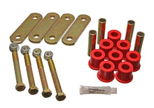 Load image into Gallery viewer, Energy Suspension Fd Heavy Duty Shackle Set - Red - Main Product View