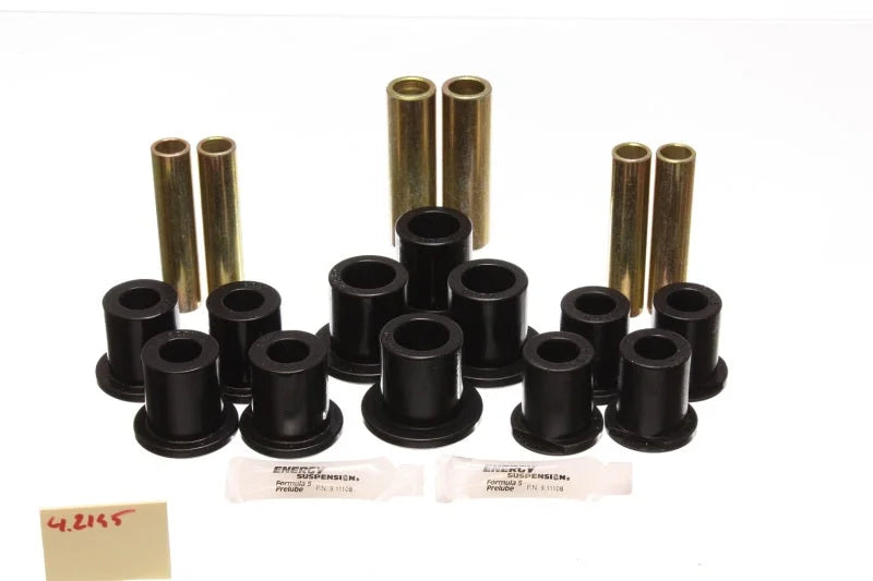 Energy Suspension Fd Rr Spring Bush Set Complete - Black - Main Product View