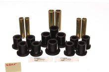 Load image into Gallery viewer, Energy Suspension Fd Rr Spring Bush Set Complete - Black - Main Product View