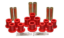 Load image into Gallery viewer, Energy Suspension Fd Rr Spring Bush Set Complete - Red - Main Product View