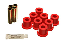 Load image into Gallery viewer, Energy Suspension Fd Shackle Bushing - Red - Side View