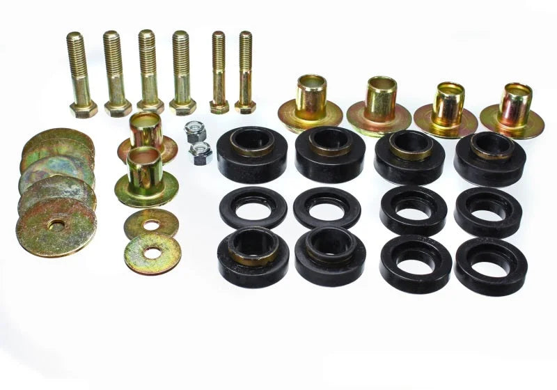 Energy Suspension Firebird Body Mount Set - Black - Side View