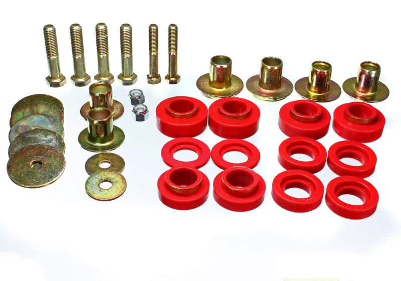 Energy Suspension Firebird Body Mount Set - Red - Main Product View