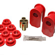 Load image into Gallery viewer, Energy Suspension Ford F100/150/250 Red Fr &amp; Rr A Style 1in Dia Sway Bar 3-1/2in Tall Bushing Sets - Back View