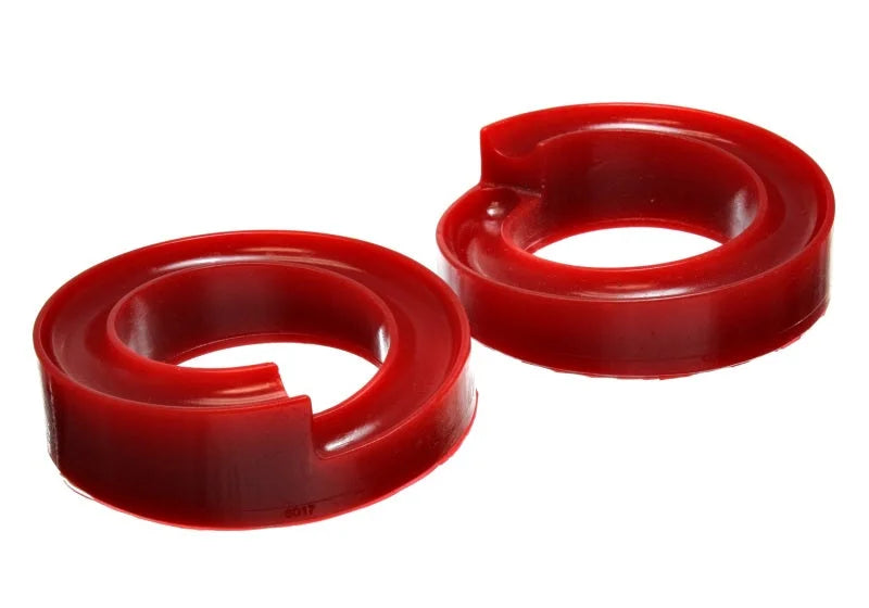 Energy Suspension Frnt.Spring Lift Isltr. 1.25in - Red - Side View