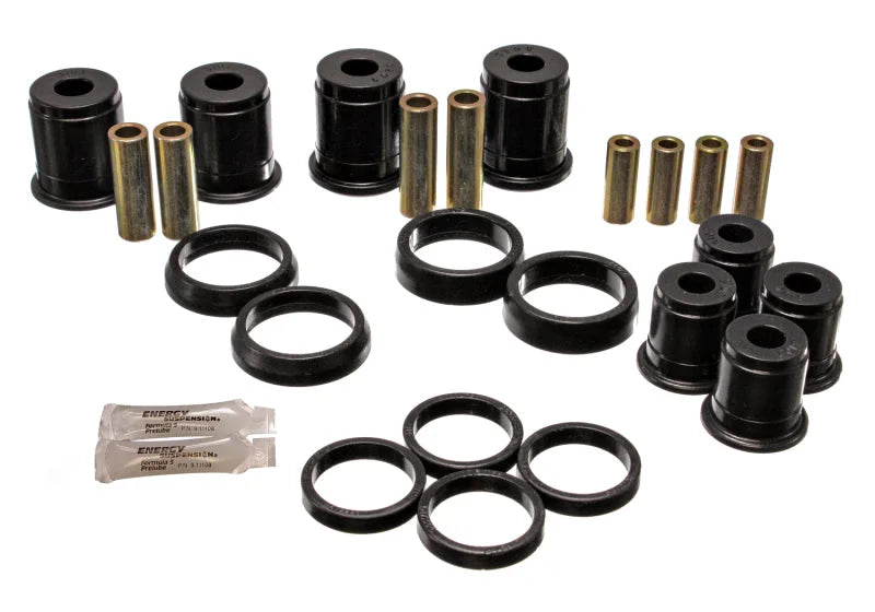 Energy Suspension Front Control Arm Bushings - Black - Side View