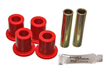 Load image into Gallery viewer, Energy Suspension Front Spring Shackle Only - Red - Main Product View