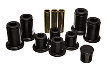 Load image into Gallery viewer, Energy Suspension Frt Control Arm Bushing Set - Black - Main Product View
