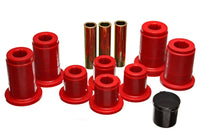 Load image into Gallery viewer, Energy Suspension Frt Control Arm Bushing Set - Red - Main Product View