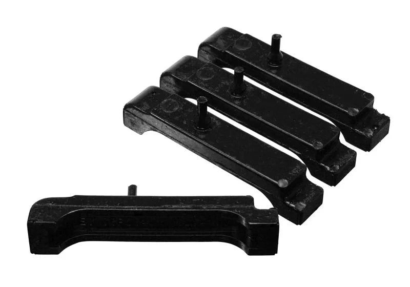 Energy Suspension GM BBC Black Radiator Isolator Pad Set - 4 Row - Side View
