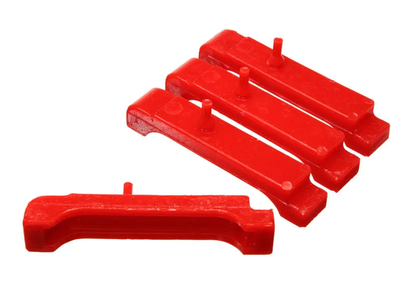 Energy Suspension GM BBC Red Radiator Isolator Pad Set - 4 Row - Main Product View